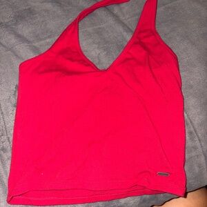 Hollister Vibrant Red Top